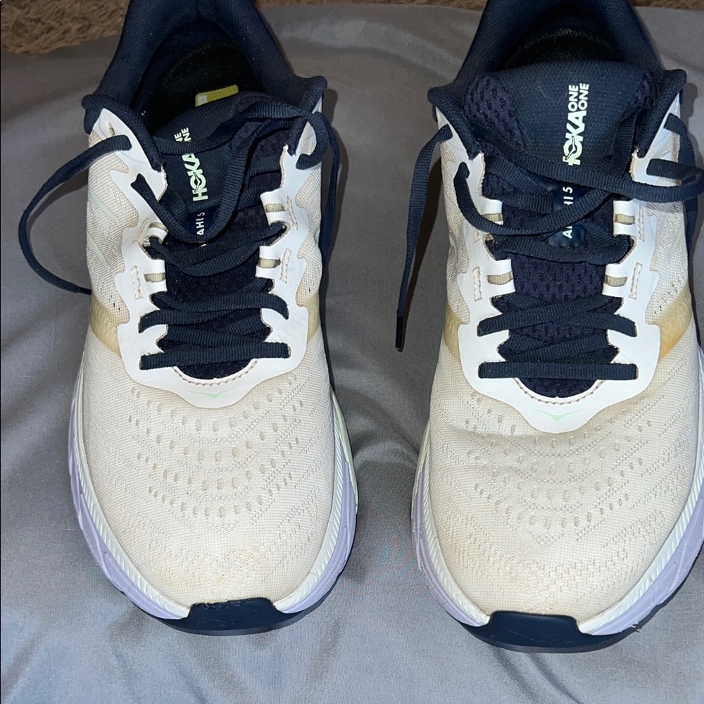 Hoka One One Women’s cream  and lavender